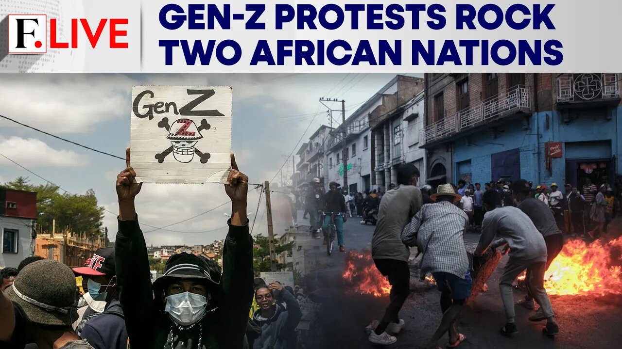 Fresh Gen Z Protests Break Out in Madagascar; Violent Clashes Erupt in Morocco | Firstpost Live|N18G
