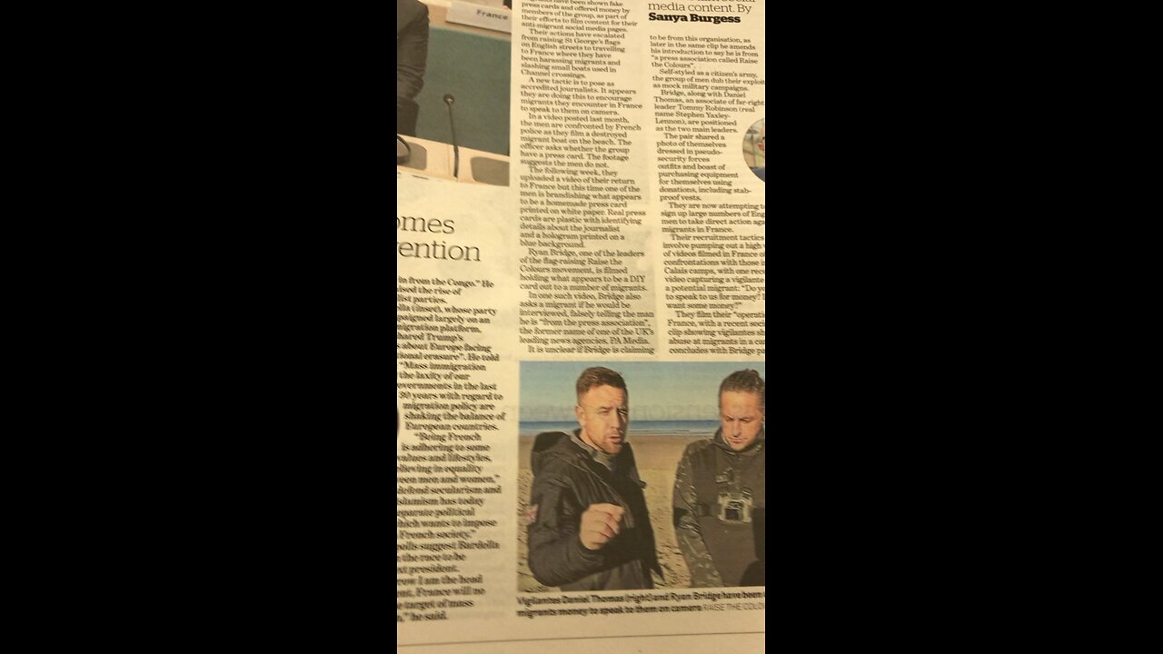 I Newspapers : Stop the Boats article