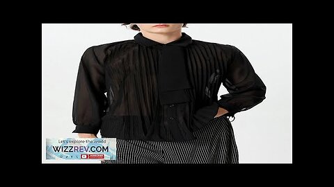 INCERUN Mens Shirt Fashion Black See Through Shirts Long Sleeve Lace Review