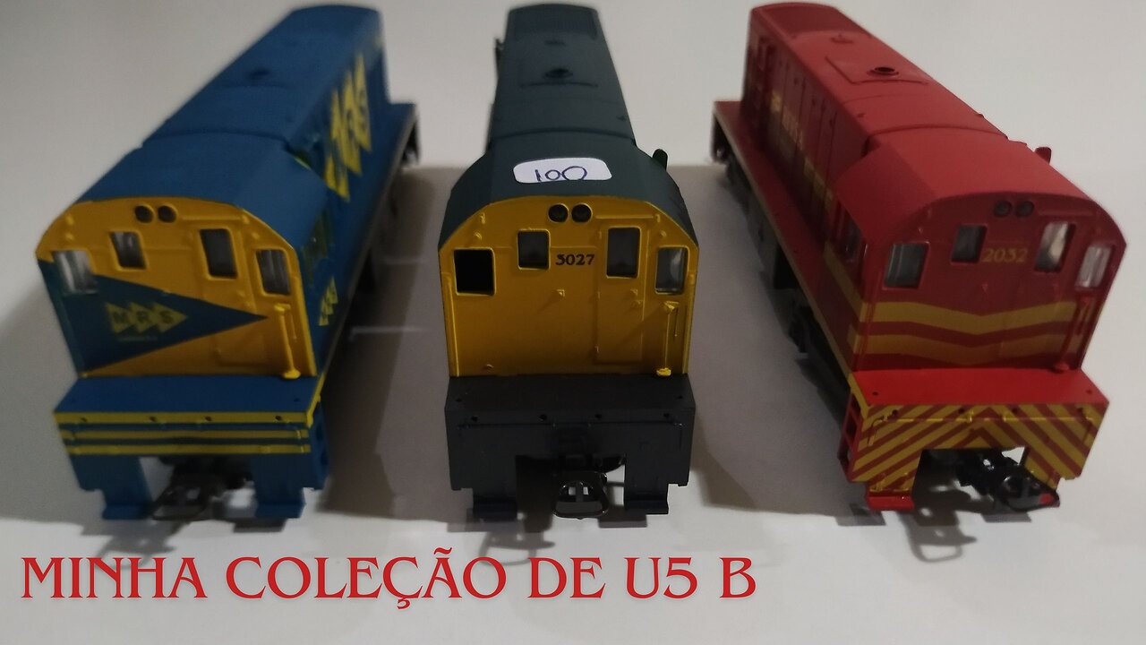 Minha coleção de Locomotivas U5 B da Frateschi