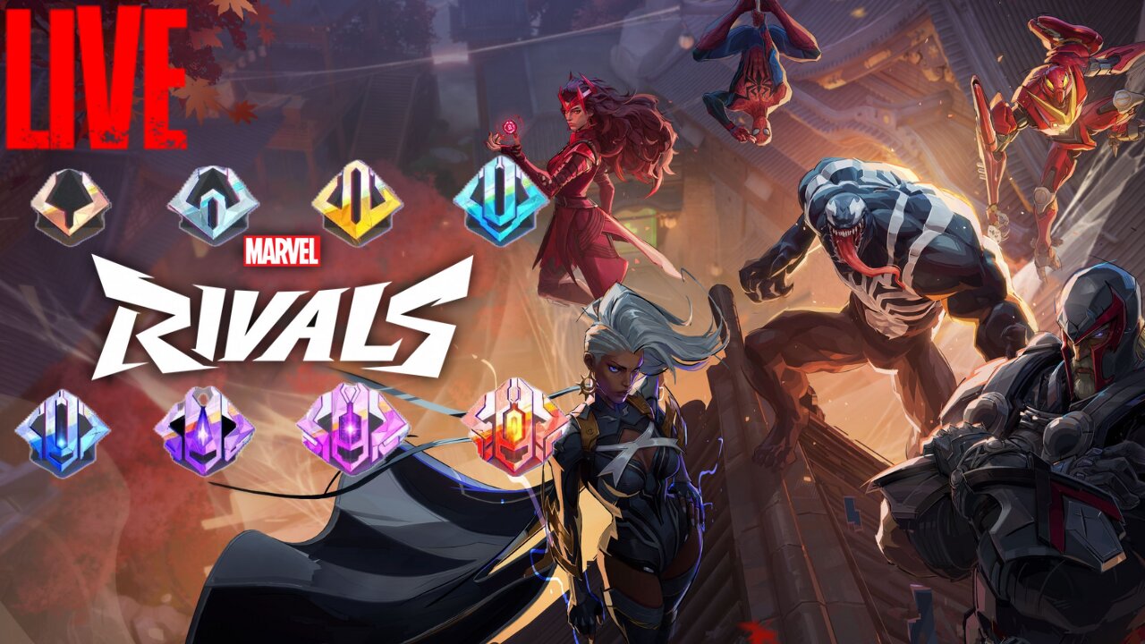 🔴LIVE: FIRST TIME PLAYING RANK MARVEL RIVALS