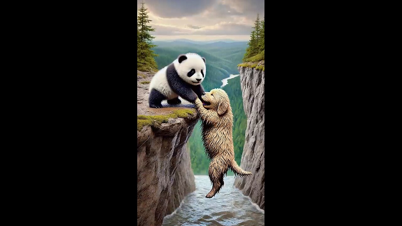 panda saves pappy