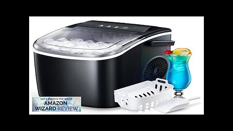 R.W.FLAME Ice Maker Countertop Portable Ice Machine with Self-Cleaning 26.5lbs/24Hrs 9 Review