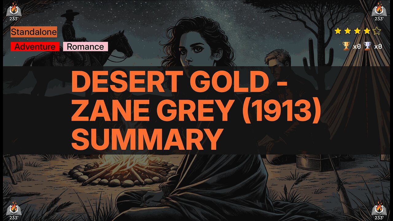 Desert Gold - Zane Grey (1913) Summary