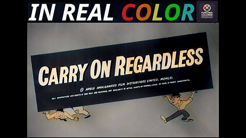 🌍 Carry On Regardless (1961) — In Real Color — 1080p — Full Movie