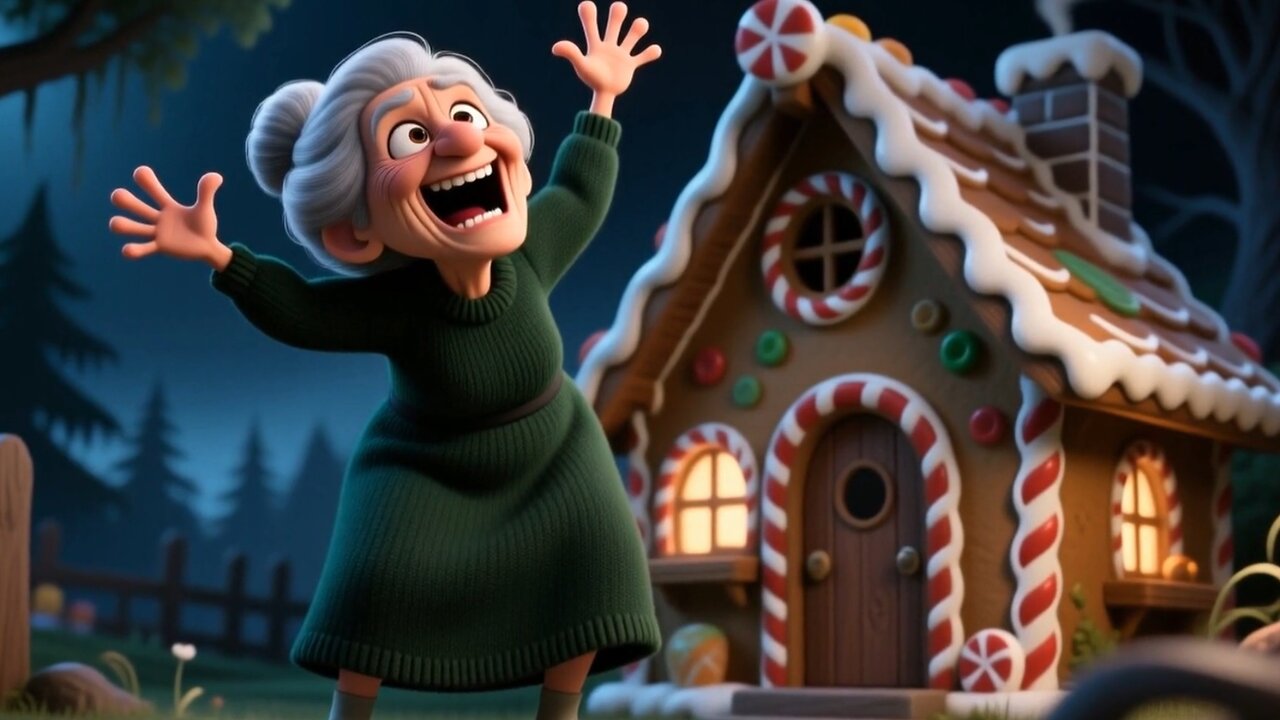 The Gingerbread Deception (Classic Kids Fairy Tale) Hansel and Gretel ~ Portrait Format