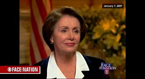 Nancy Pelosi Before The Face Lift - 2007