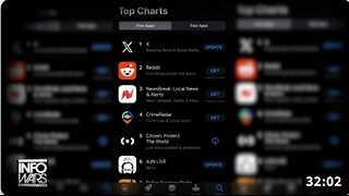 DIGITAL EARTHQUAKE: Alex Jones Network App Shoots To #6 In Global News Less Than 24 Hours After Democrats Get Judge's Approval To Close Infowars!