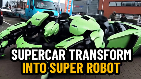 Sophisticated!! Supercar Transforms Into Robot