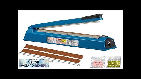 VEVOR Impulse Sealer 12 inch Manual Heat Seal Machine with Adjustable Heating Review