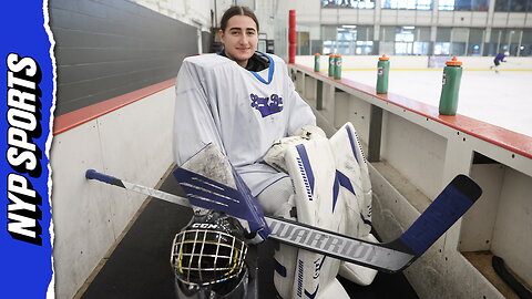 Sophie Marino is breaking barriers as goalie for Long Beach Boys Varsity Hockey