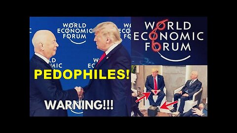 Pedophile Satanist Psyop Trump Scheduled To Speak At Davos 2025!