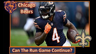 Can the Run Game Continue? l Bears Week 7 Pre Game vs Saints l Da Bears With Dark