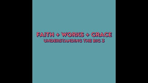 Are we saved by FAITH ALONE? Or by WORKS?