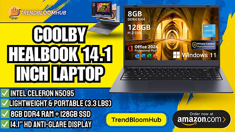 Coolby HealBook 14.1-Inch Laptop Review: Affordable Performance Redefined