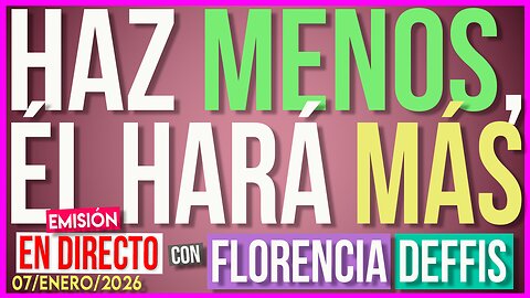 Haz Menos, Él Hará Más | Transmisión en Vivo