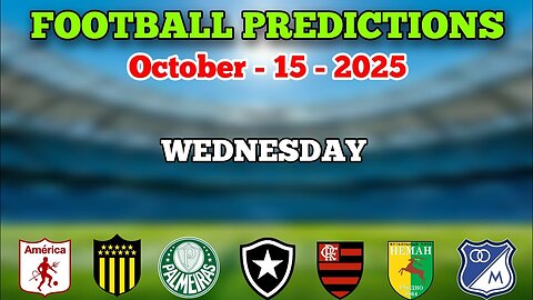 FOOTBALL PREDICTIONS TODAY 15 OCTOBER 2025 | SERIE A | GOLDEN PICKS PLUS | BETTING