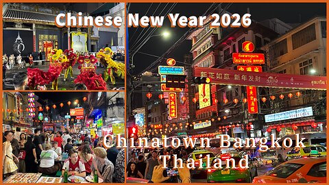 Chinese New Year 2026 - Chinatown Bangkok Thailand - The Year of the Horse