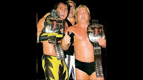 The Dream Team of Brutus beefcake & Greg valentine Win Tag Team Titles with sound