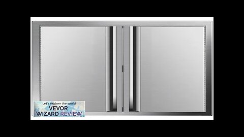 VEVOR BBQ Access Door 24 x 24 Inch Double BBQ Door Stainless Review