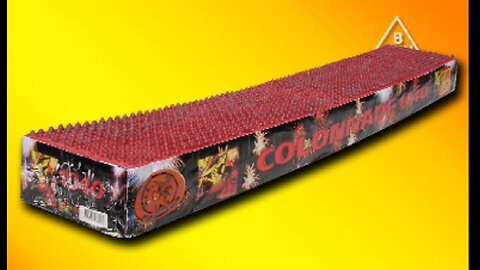 BKV Colannade - 1040 Shots - 500 Gram Vuurwerk Fluit Cake