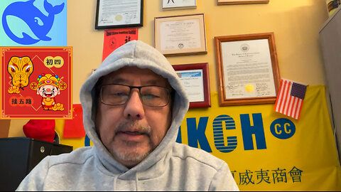 Cantonese video by Johnson Choi on DeepSeek from SF on Feb 1 2025