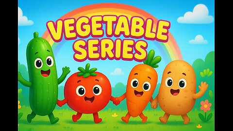 Vegetable Series | Cute Veggie Friends for Kids