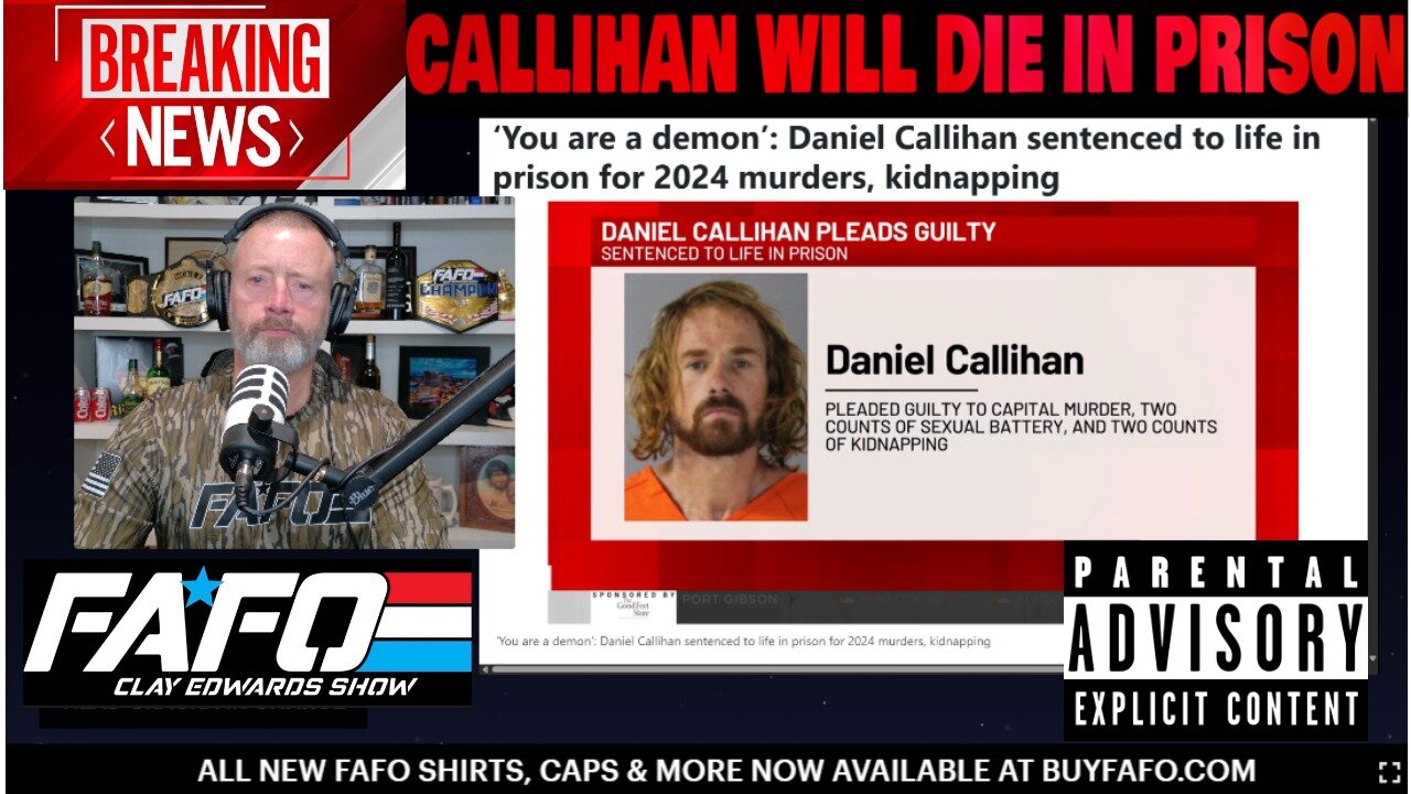 You Are A DEMON: Daniel Callihan Sentenced To Life in Prison For 2024 Murders, Kidnapping & Rape!!