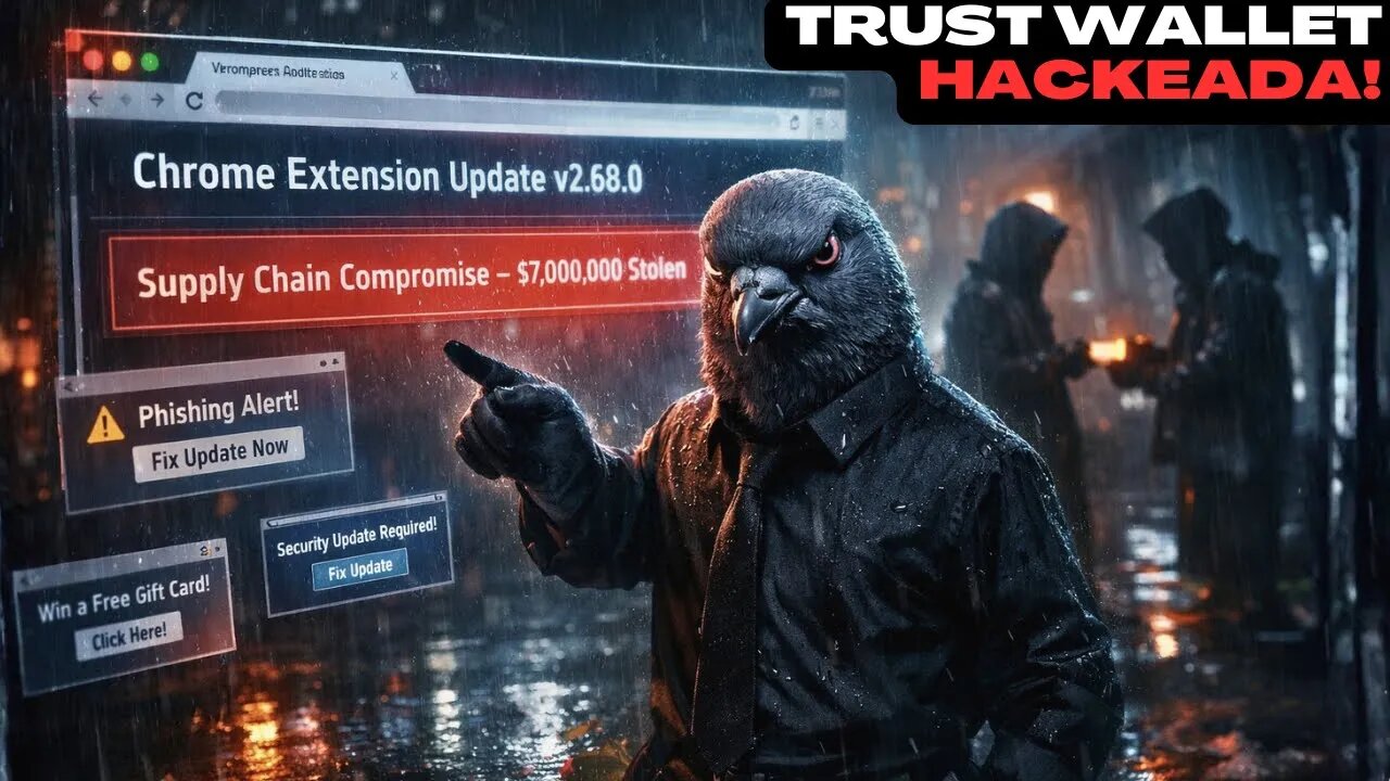 📰Extensão de cripto no Chrome: o presente de Natal foi pro hacker (Trust Wallet e os US$ 7M)