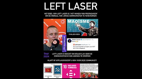 Info voor NCTV: Communistisch platform Left Laser/communist Bob Scholte: een gevaar voor Nederland