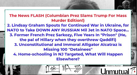 Liberty Conspiracy Live 9-25-25 Latin Am Nations Slam Trump, NJ Attacks Homeschools? Netanyahu to US