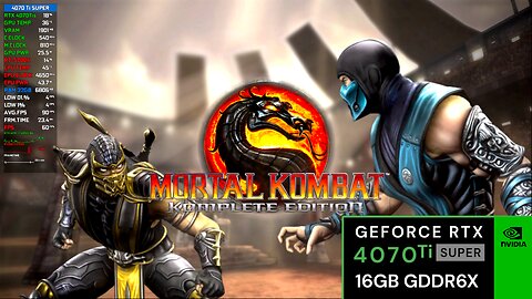 RTX 4070 Ti SUPER + RYZEN 7-5700X [006] Mortal Kombat Komplete Edition