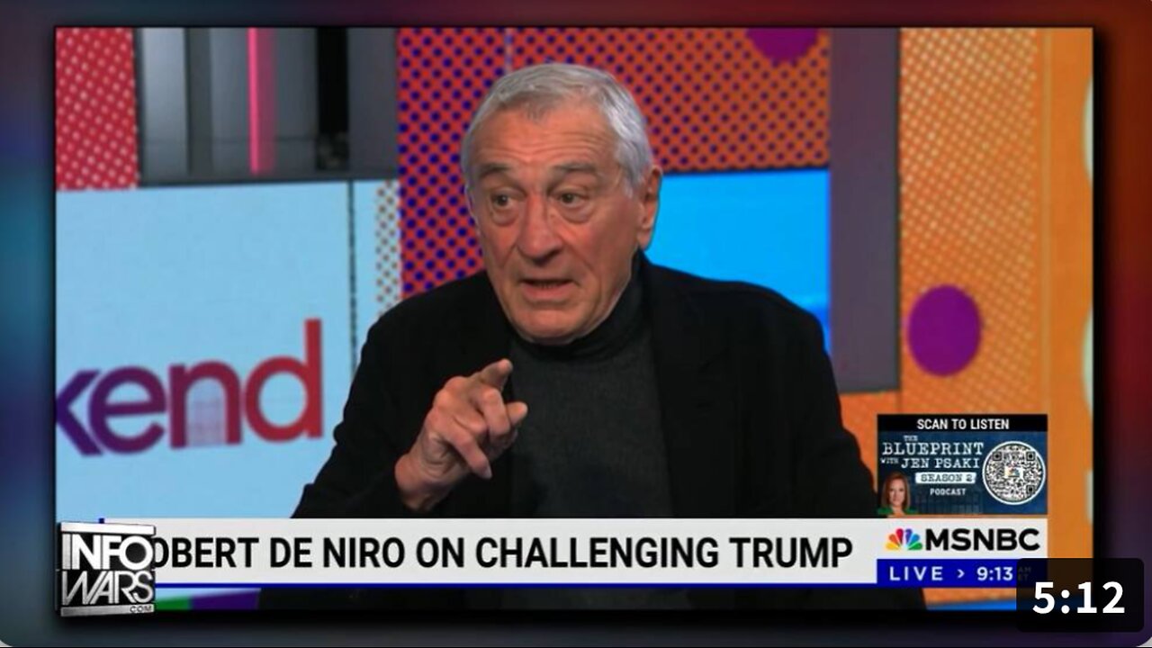 Robert De Niro Calls For News Outlets To Ignore & Attack Trump, So They Can Convince Rural America To Abandon MAGA