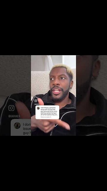 ICE was justified. I don’t care about the protester having a permit to carry. #ice