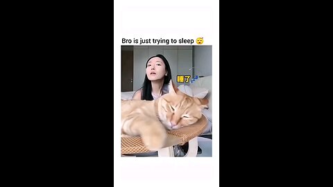 He's just trying to sleep
