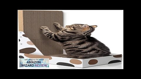 ComSaf Cat Scratching Board Vertical Cat Scratcher for Indoor Cats L Shaped Review