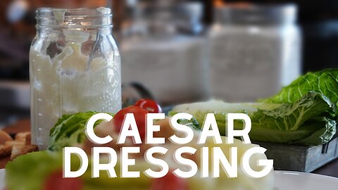 HOMEMADE Caesar Dressing Recipe * Perfect for any salad