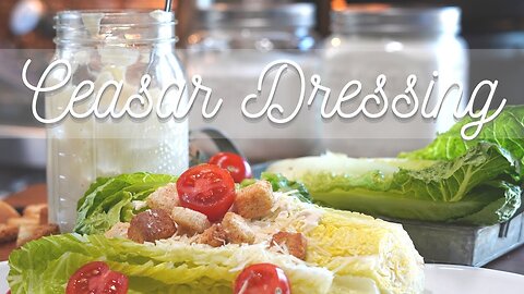 HOMEMADE Caesar Dressing Recipe * Perfect for any salad