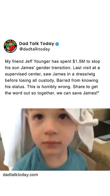 This boy's mom told him he was a girl