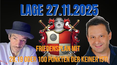 🎥🚀🌍 LAGE 27/25 Friedensplan mit 28, 19 oder 100 Punkten der keiner ist