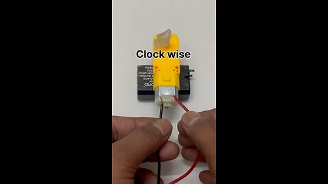 DC motor with diode #electronics #diy