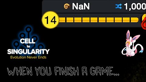 When you finish a game...