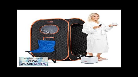 VEVOR Compact Portable Steam Sauna Tent 1000 Watt Sauna Blanket with Chair Review