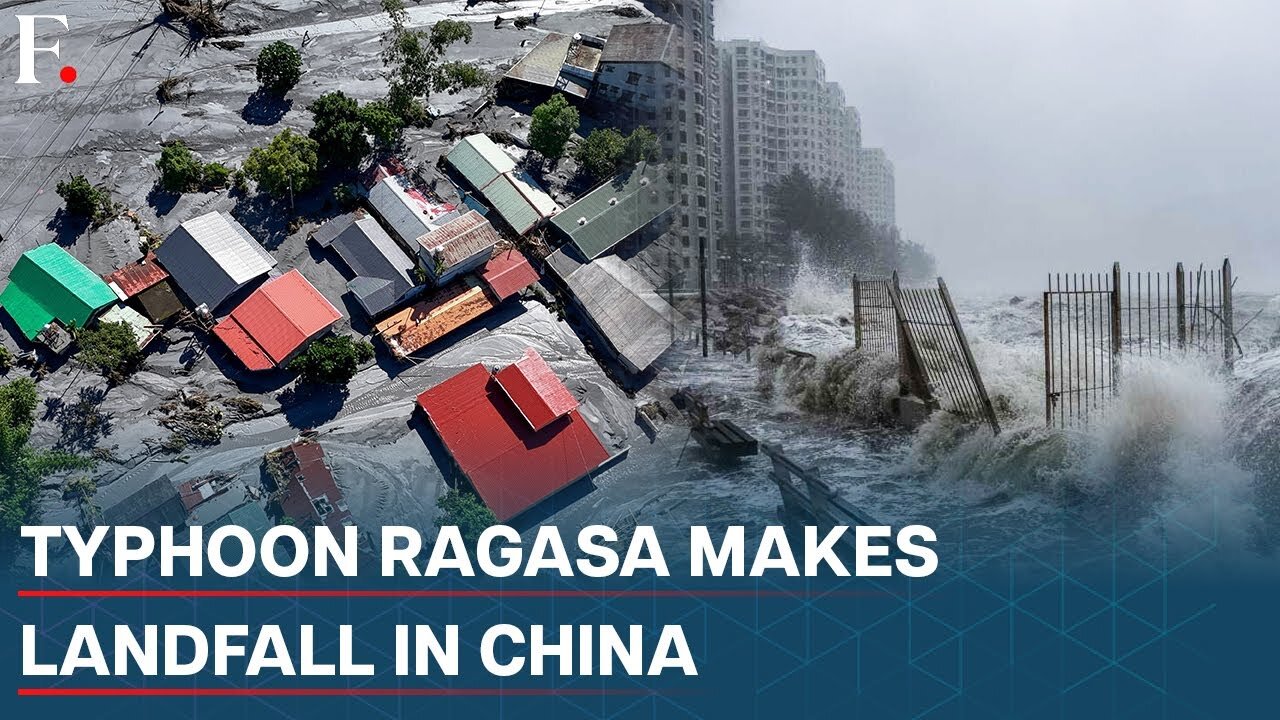 Typhoon Ragasa Makes Landfall in China, Wreaks Havoc in Hong Kong; Taiwan Mountain Lake Bursts |N18G
