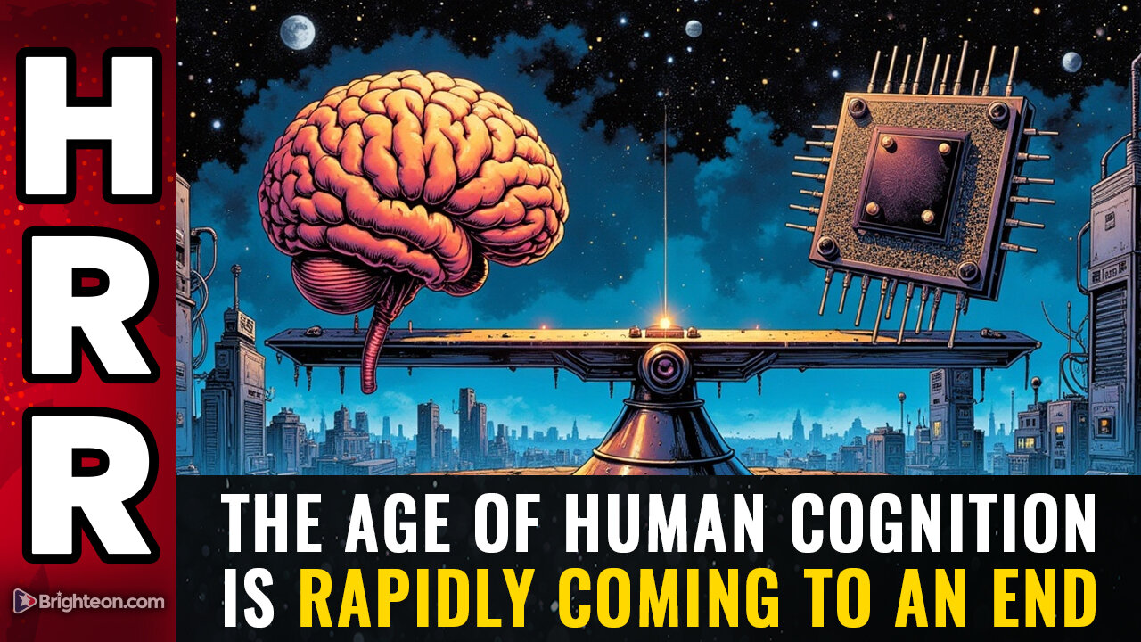 The age of human cognition is rapidly coming to an end