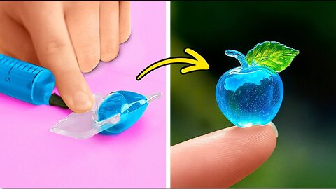 "DIY Fidget Toys ✨😍 The Most Satisfying Slime Ever! 💙🍏 Must Try!"