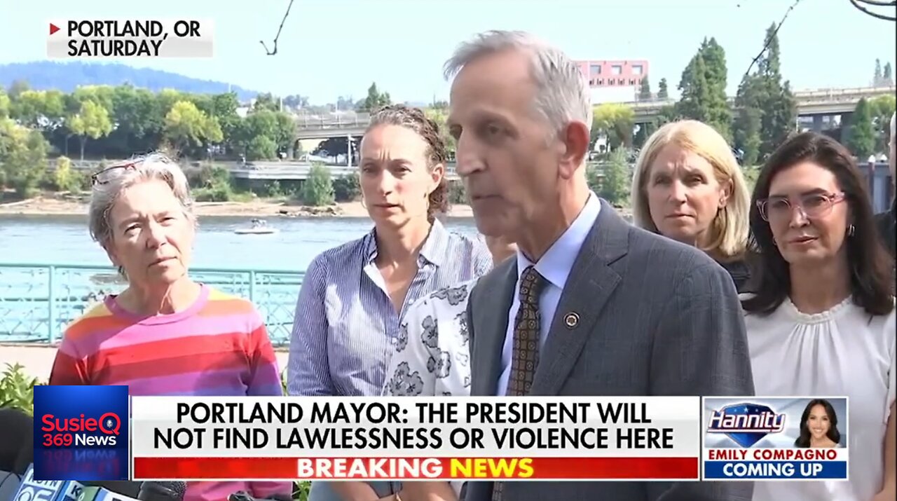 PORTLAND MAYOR SAYS THERE IS NO CRIME IN HIS STATE