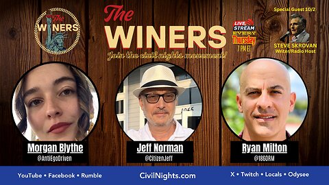 The Winers Ep. 54 (streams live on Oct. 2 at 7 PM ET)