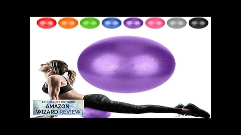 Small Pilates Ball Therapy Ball Mini Workout Ball Core Ball 9 Inch Review