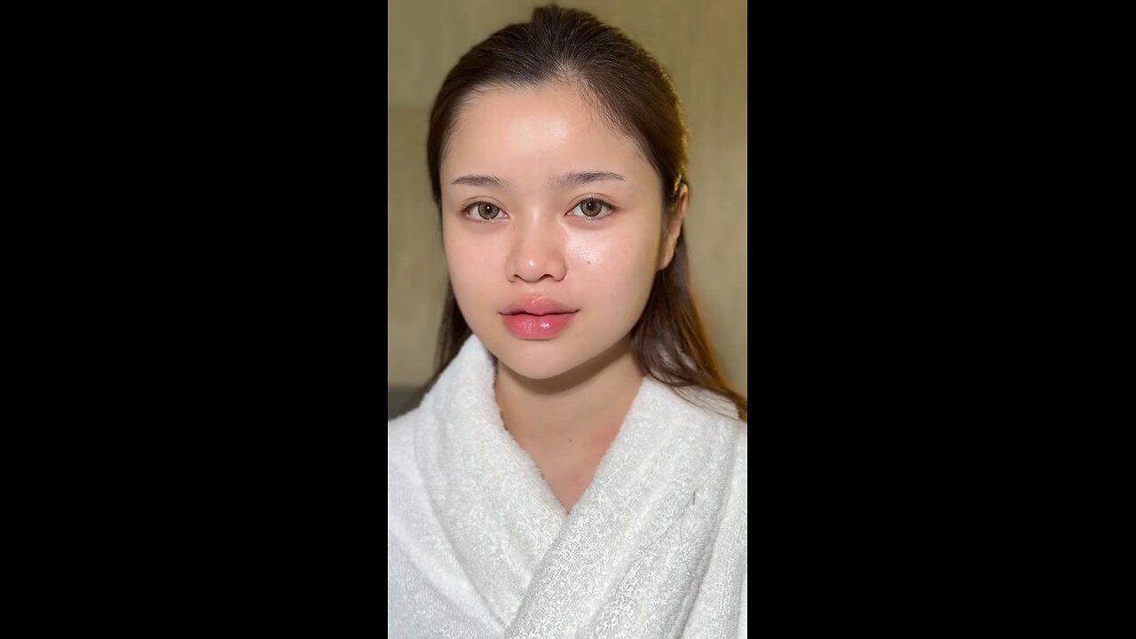 no makeup look to full makeup💄